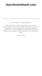 Mobile Screenshot of learnhowtohack.com